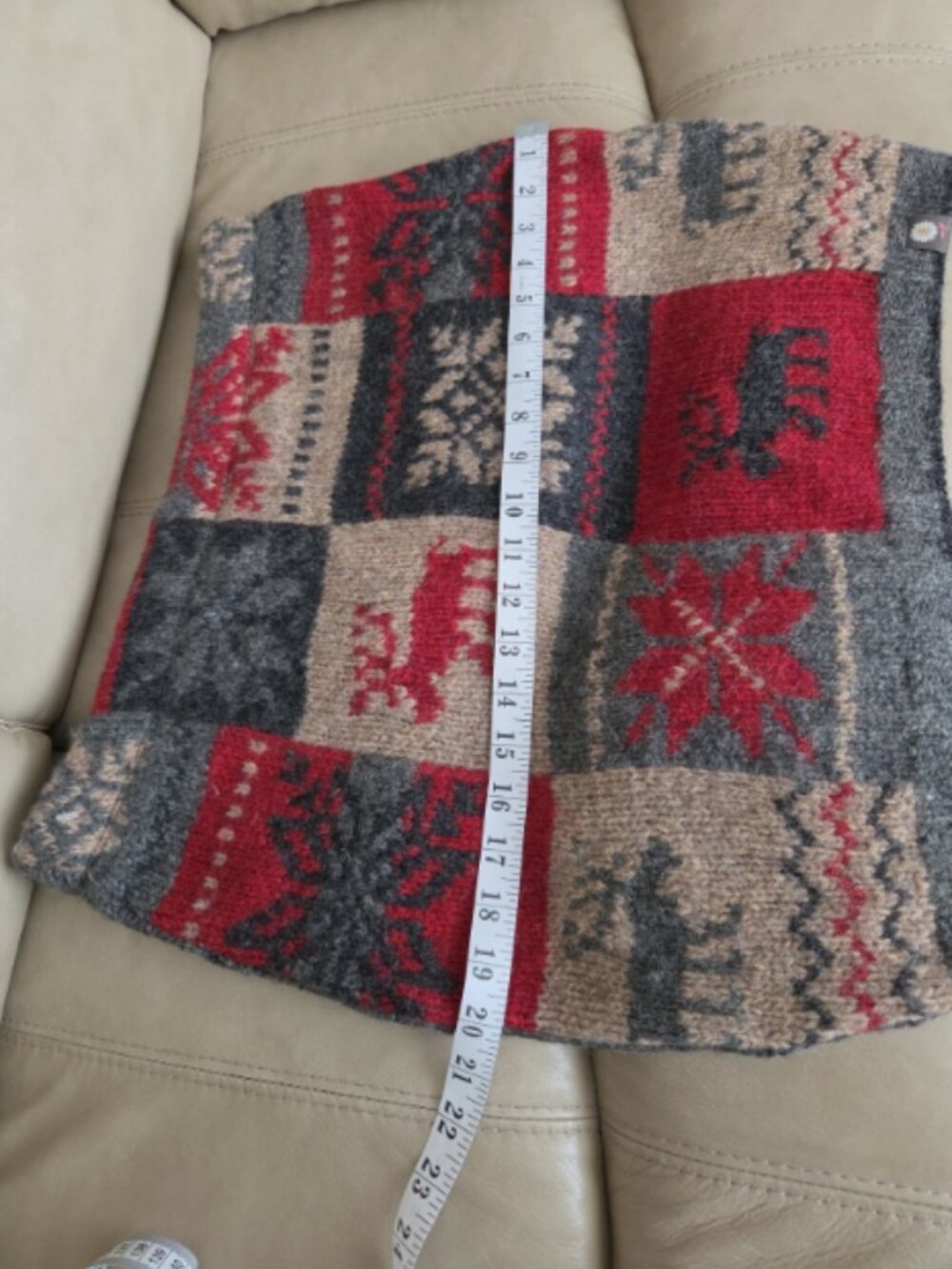 Original Honeybea Bum Warmer Winter Warm Wool Skirt Size XL